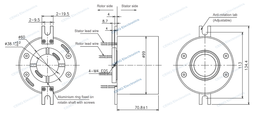 ECN038-0445 drawing rev