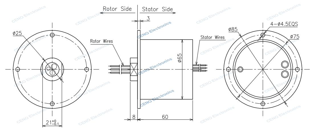 ECN000-0250-04S-B (S06099006) drawing rev