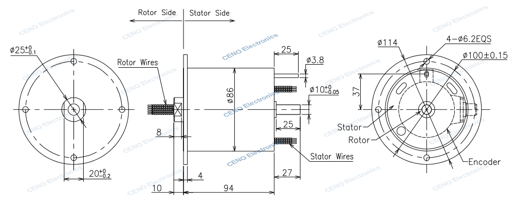 ECN000-04P4-10S drawing rev