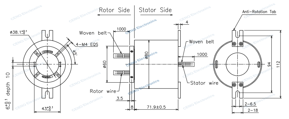 ECN038-02P4-02EM-IP54 drawing rev ECN038-02P4-02EM-IP54 drawing rev