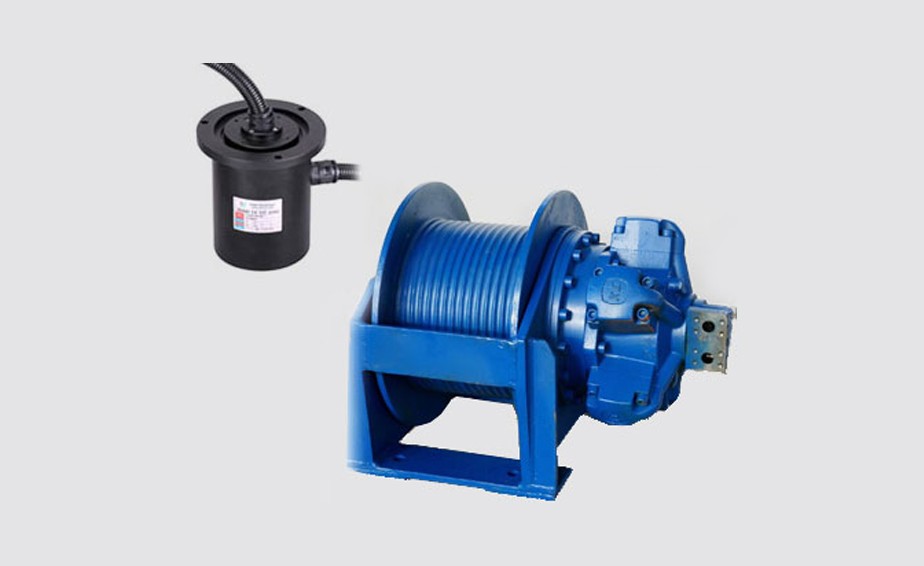 CENO slip ring in vessel winch