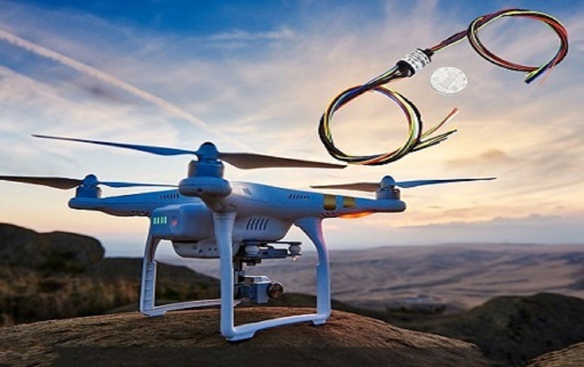 Special slip ring for ultra-micro UAV