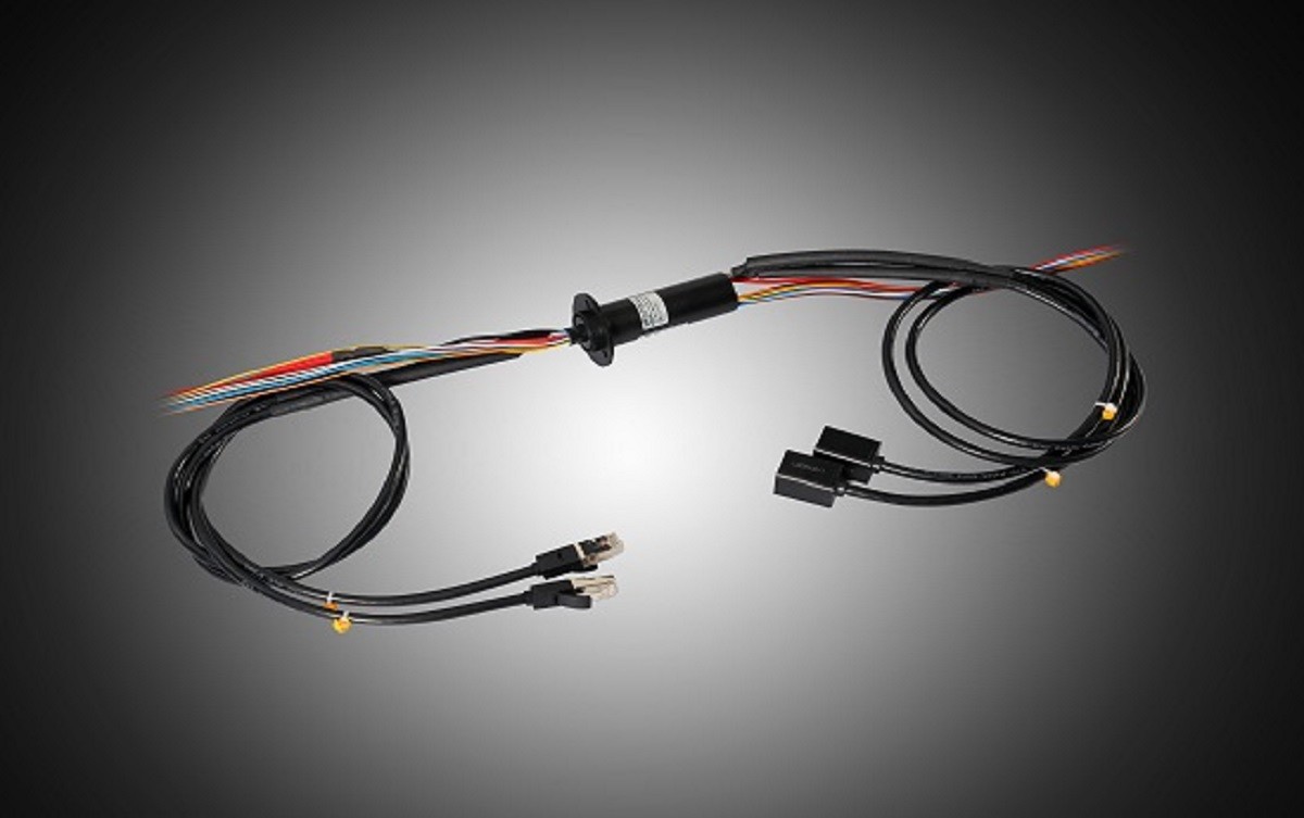 Ethernet slip ring with 38.1 mm inner bore