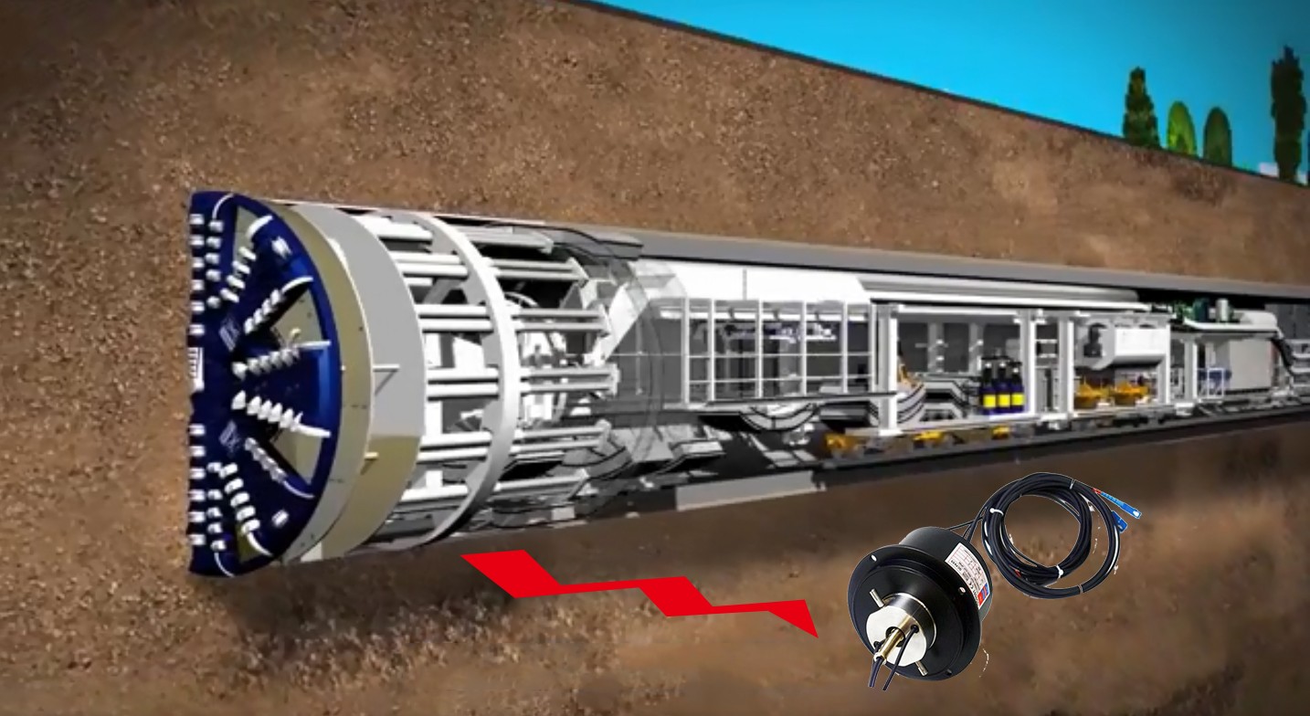 CENO through hole slip ring in large automatic equipment