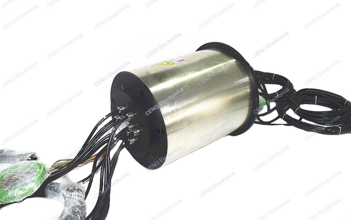 BHCN-C-36P-05EG-20F Carbon brush Slip Ring with fiber optic