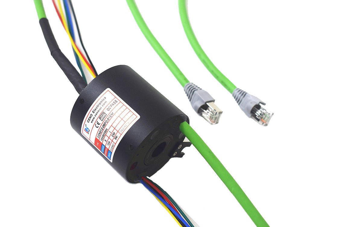 ECN012-06P2-01EM  Ethernet Slip Ring